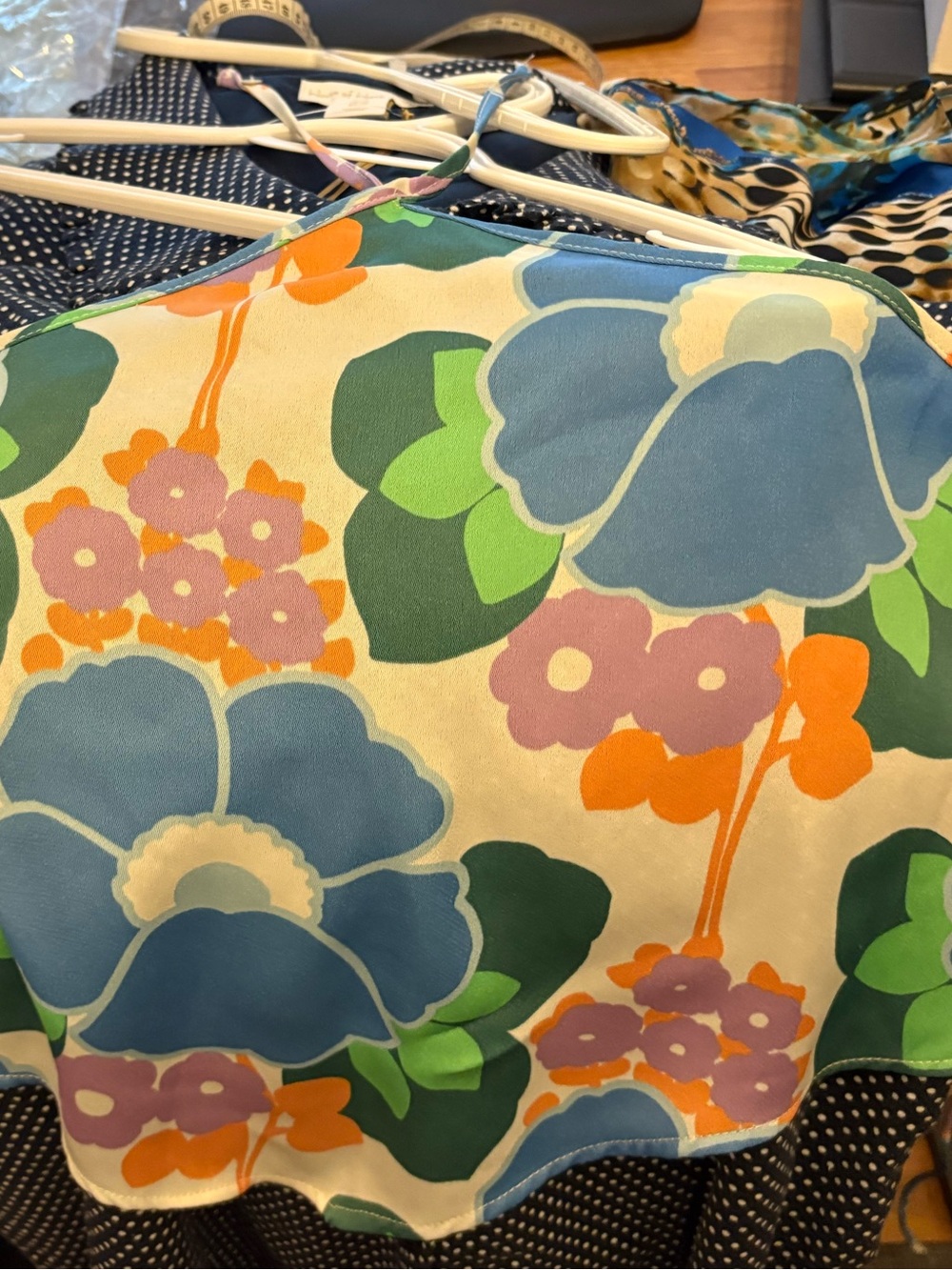 Zara Floral Halter Crop Top - Picture 8 of 9
